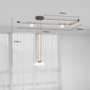 Трековая система в сборе Belty SET DK55SET02-01-BR