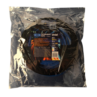 Гибкий неон Neon ULS-N11-2835-120LED/m-8mm-IP67-DC24V-10W/m-15M-BLUE катушка в герметичной упаковке