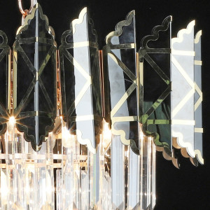 Подвесная люстра  02202-0.4-07 FGD+BK