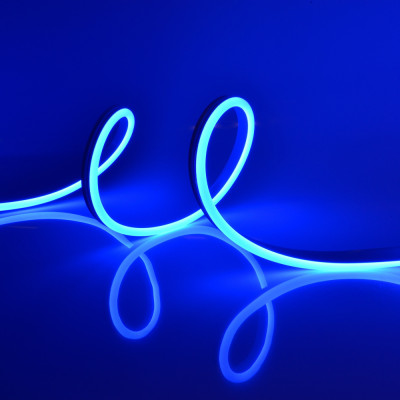 Гибкий неон Neon ULS-N11-2835-120LED/m-8mm-IP67-DC24V-10W/m-15M-BLUE катушка в герметичной упаковке