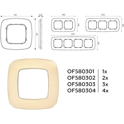 Рамка OMEGA OF580303